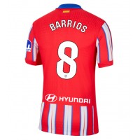 Camiseta Atletico Madrid Pablo Barrios #8 Primera Equipación Replica 2024-25 mangas cortas